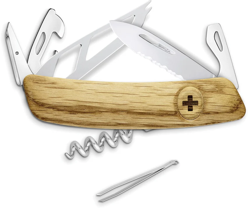 Swiza CH05T 7-in1  Cheese Knife Walnut (Satin)