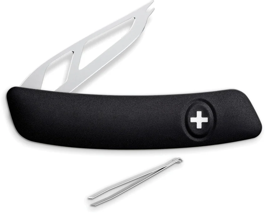 Swiza CH00 Cheese Knife Black (Satin)