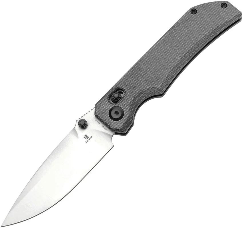 Tenable Knives Eaglestrike Crossbar Lock Knife Black Micarta (3.7" SW)