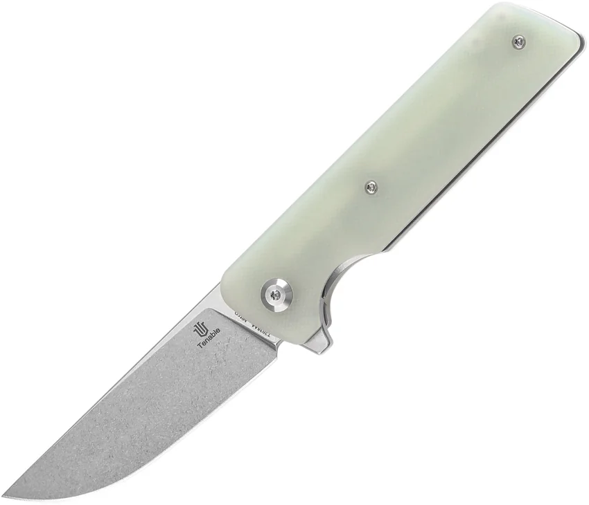 Tenable Knives Anomaly Liner Lock Knife Jade G-10 (3.1" SW) T2038A4