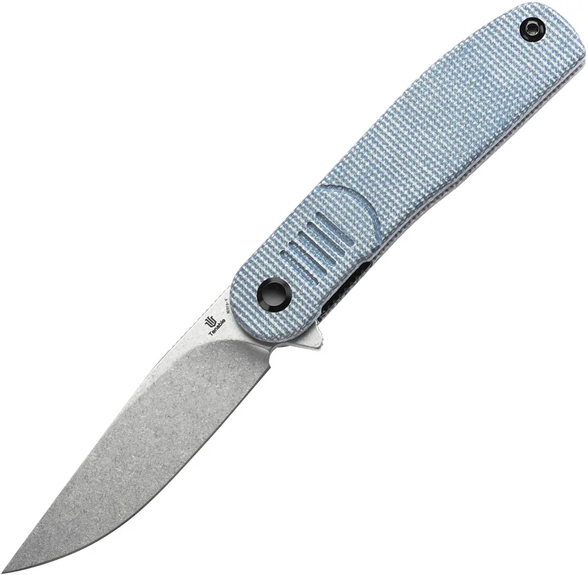 Tenable Knives Einar Liner Lock Knife Blue Micarta (3.1" SW)