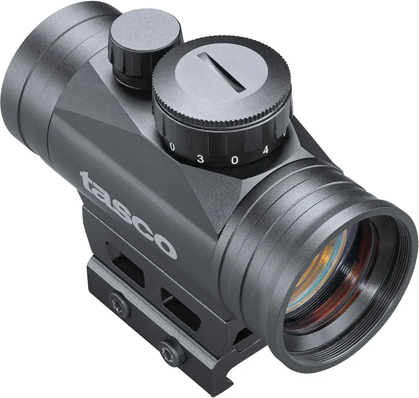 Tasco 1X30 Red Dot Sight - Black 3 MOA with Hi/Lo Mount