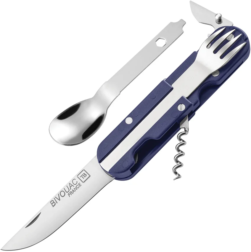 Tb Outdoor French Army Camp Knife Blue