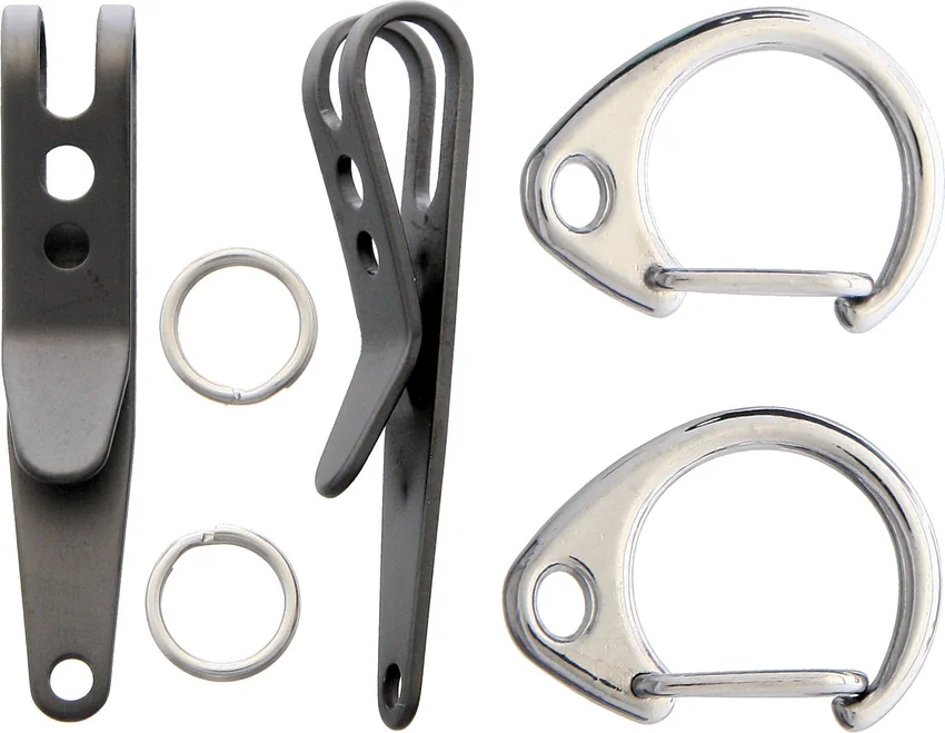 TEC Accessories P-7 Suspension Clip Black DLC (2 Pack) P-7-2