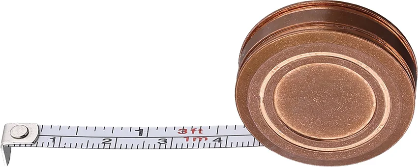 Tec Accessories Keychain Measuring Tape Copper