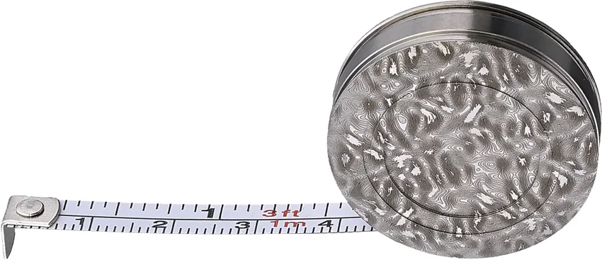 Tec Accessories Keychain Measuring Tape Frost