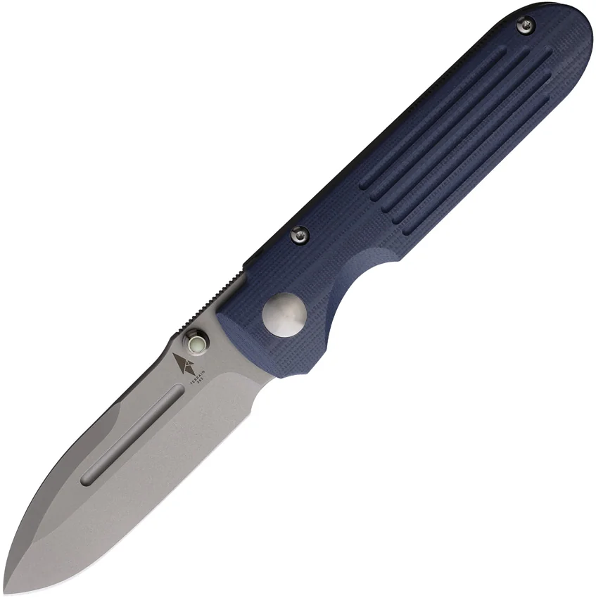 Terrain 365 Invictus-ATC Frame Lock Knife Marine Gray G-10 (3" Terravantium)