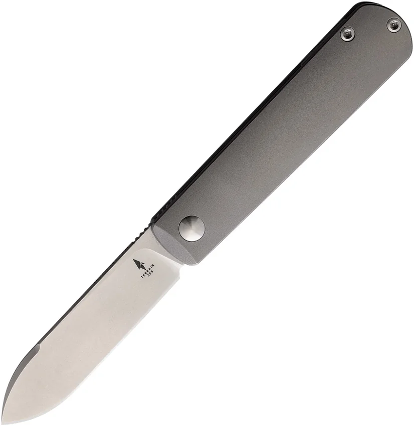 Terrain 365 Otter Slip Flip Slip Joint Knife Gray Titanium (3" Matte)