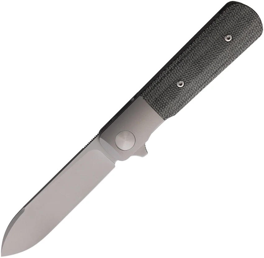 Terrain 365 Otter Flip-ATB Frame Lock Knife Black Micarta (3" Terravantium)
