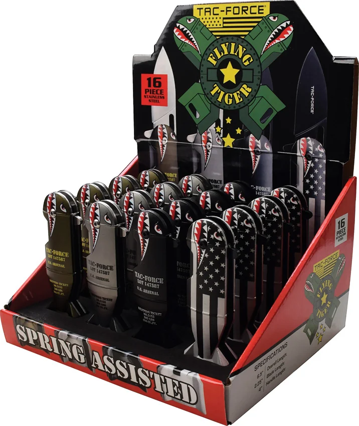 Tac Force 16pc Countertop Display A/O