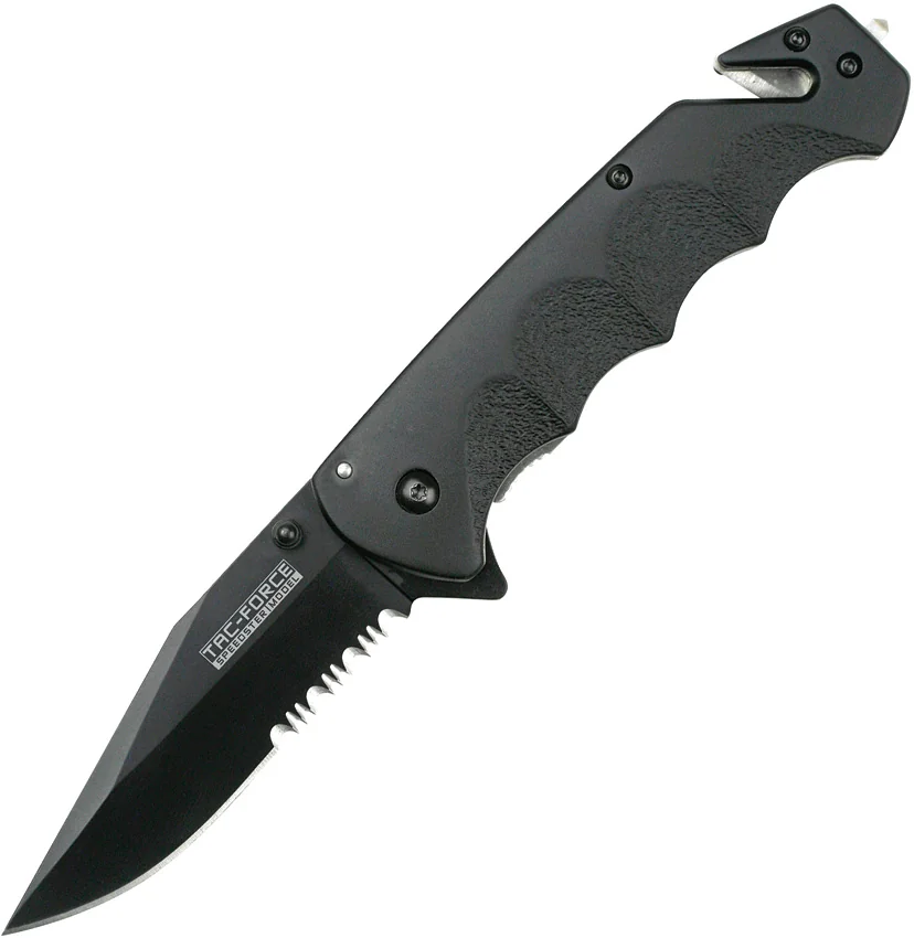 Tac Force Linerlock Black A/O