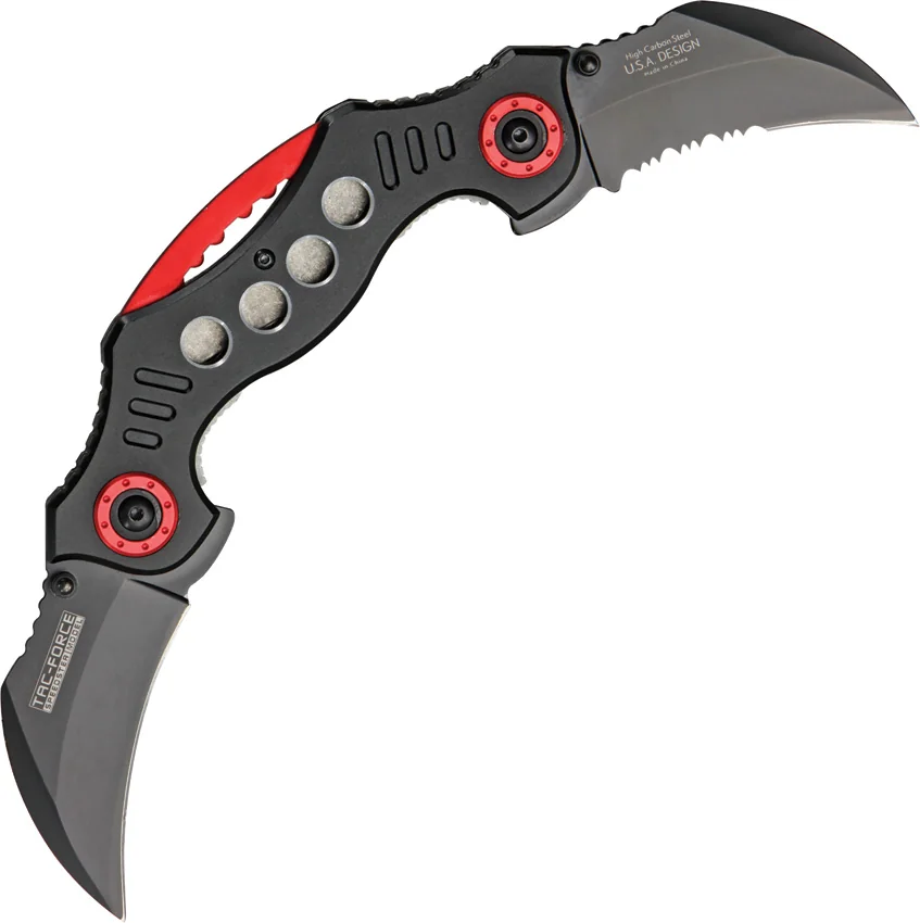 Tac Force Twin Blade Linerlock A/O