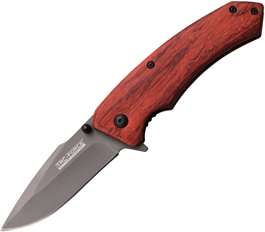 Tac Force Wood Linerlock A/O