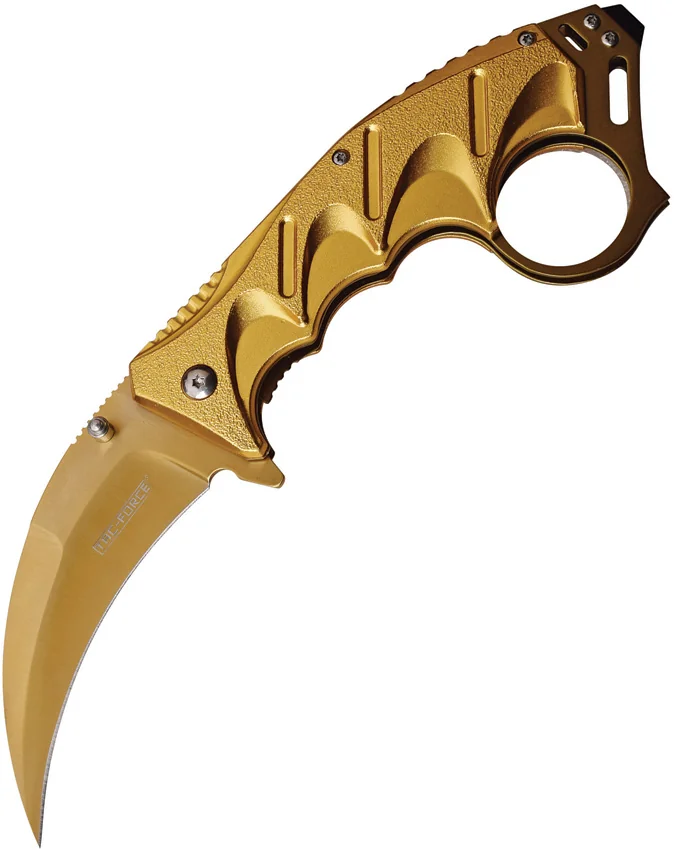 Tac Force Karambit Linerlock A/O Gold