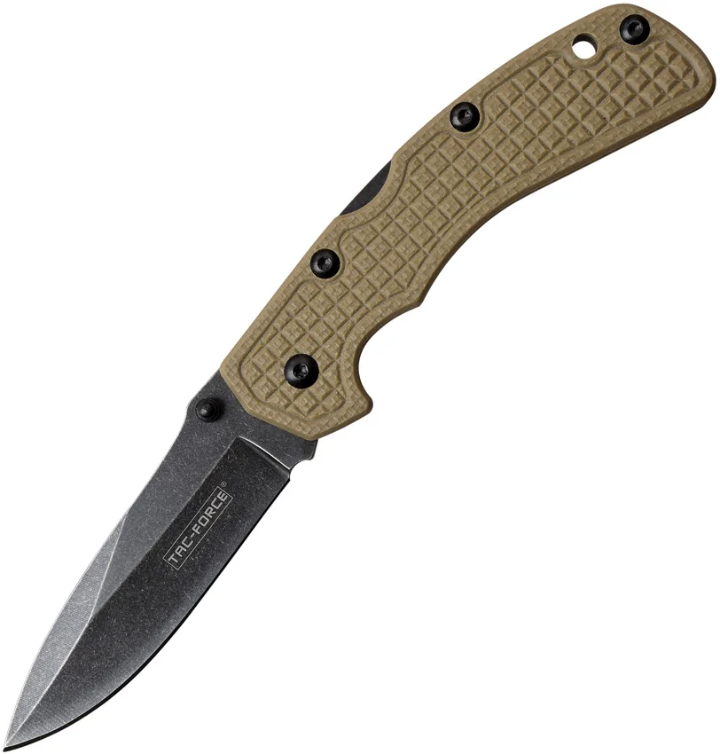 Tac Force Lockback Tan G10