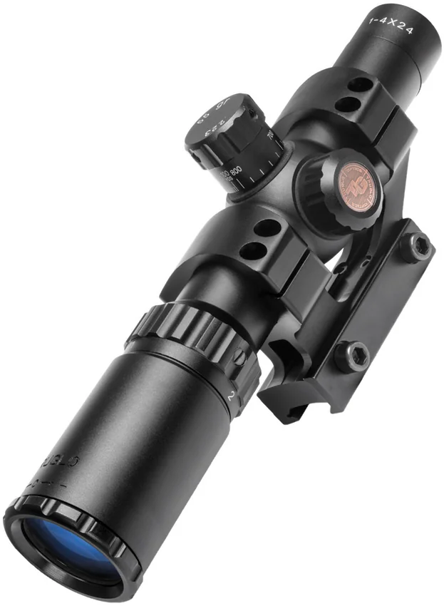 TRUGLO Scp Tac 1-4x24 30mm Mil Riflescope – Matte Black