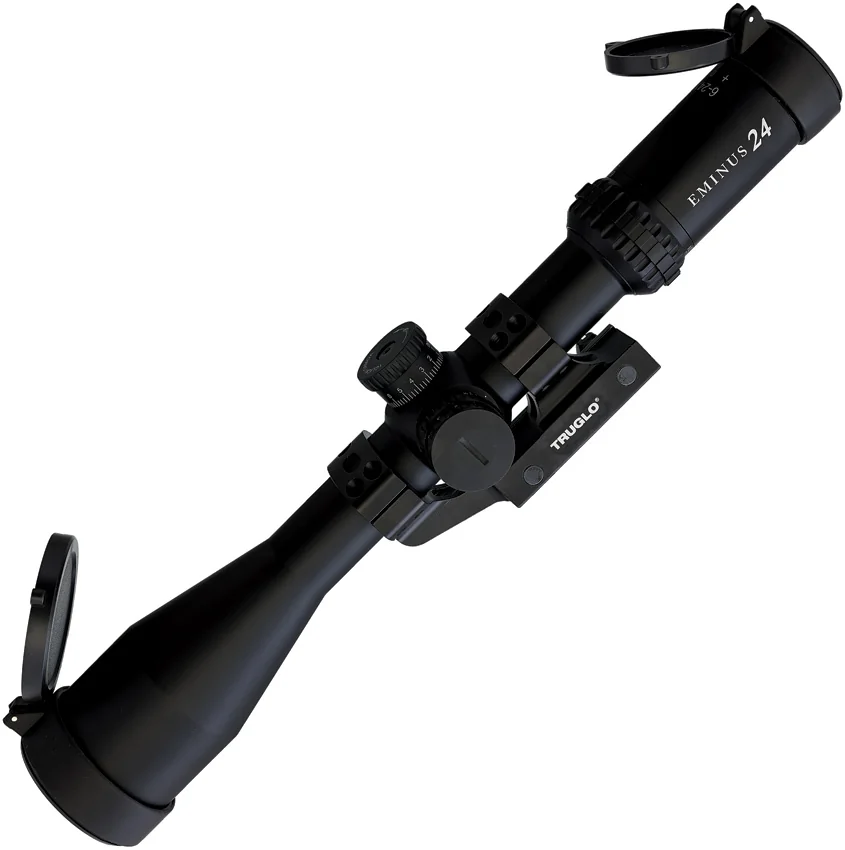TRUGLO EMINUS 6-24x50mm IR Riflescope with Illuminated TPR MOA Reticle