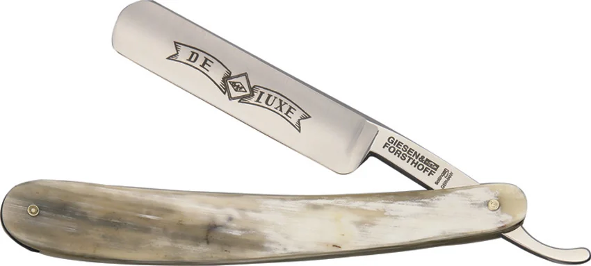Timor Deluxe Straight Razor Horn Handle (5/8" Carbon Steel) 570
