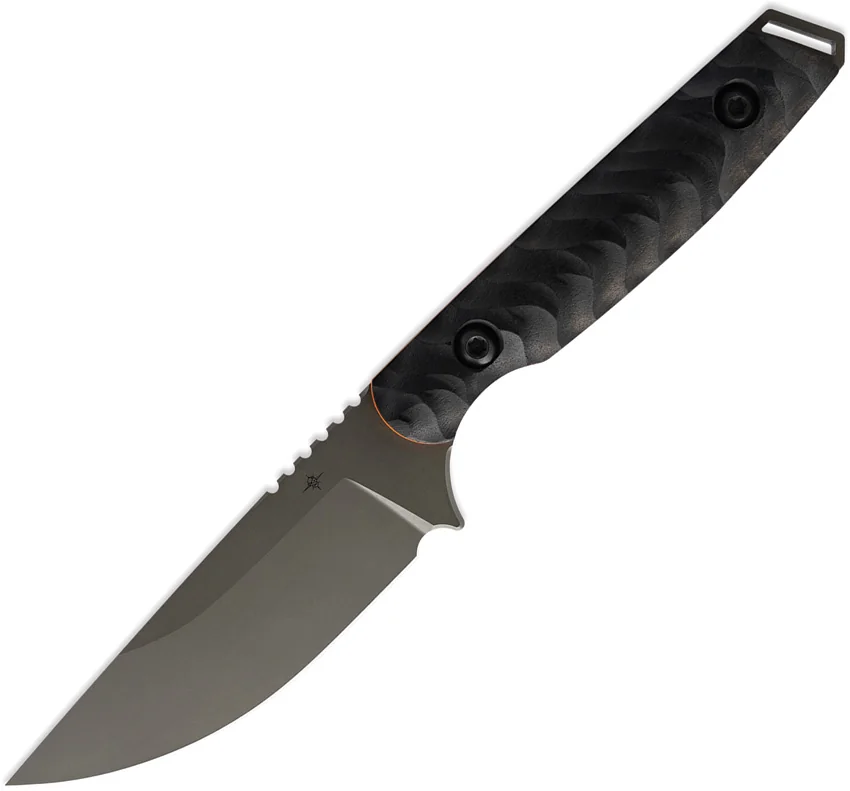 Toor Knives Field 3.0 Fixed Blade Knife Black Wood (3.8" Spanish Moss Ebony)