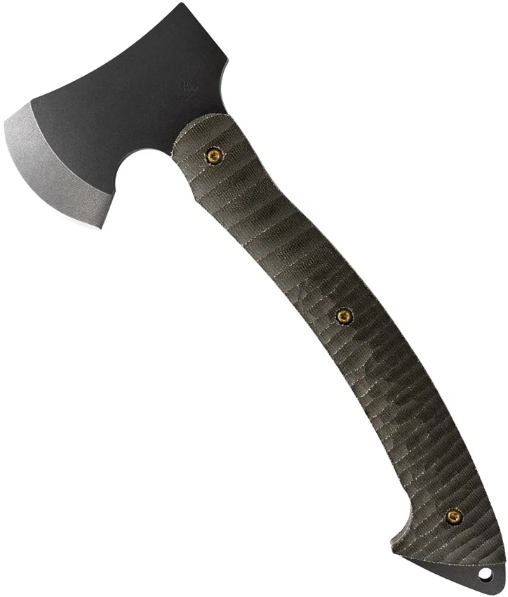 Toor Knives 12" Campfire Camp Axe Forest Green Canvas Micarta