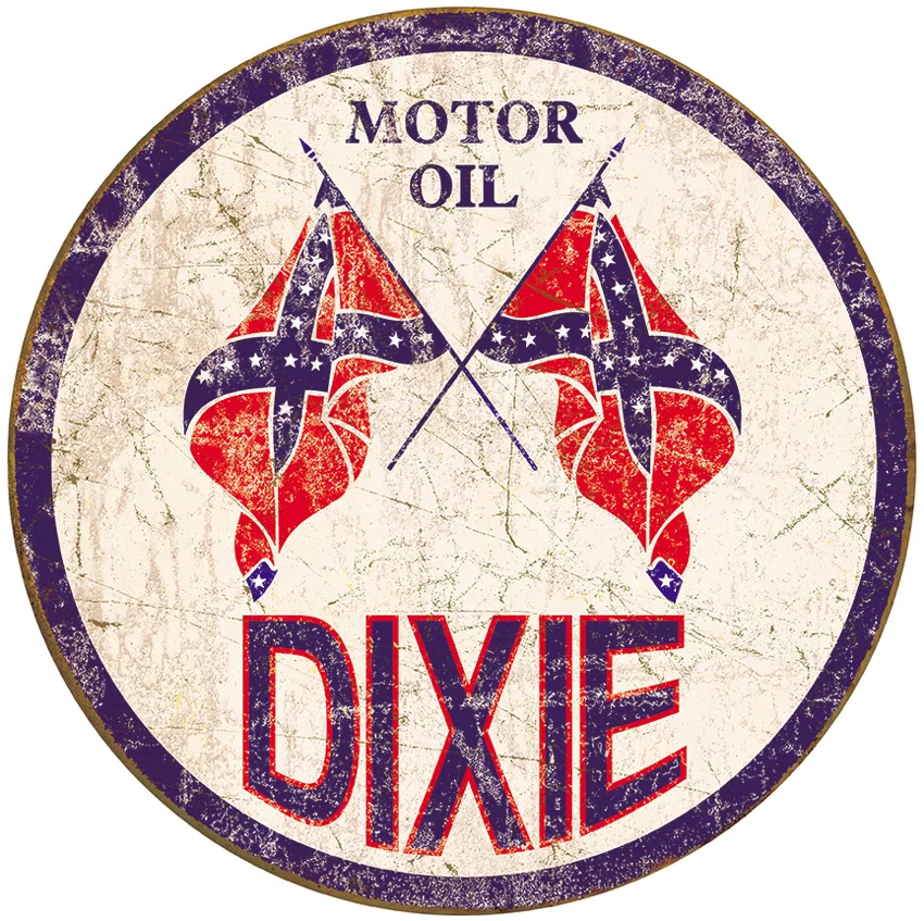 Tin Signs Dixie Motor Oil