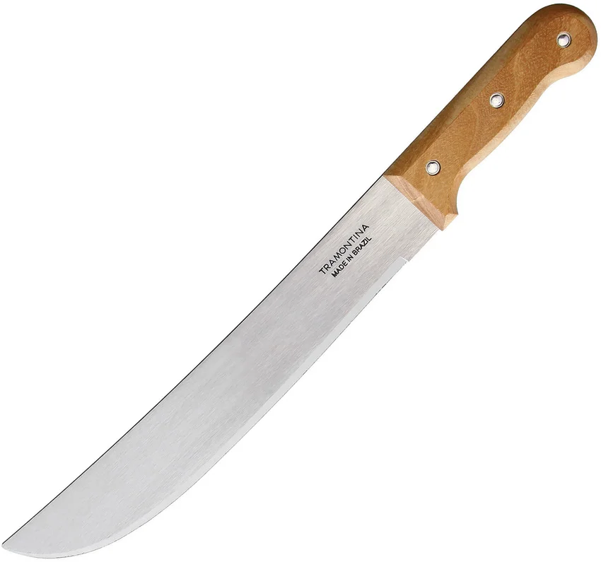 Tramontina Machete Fixed Blade Knife Wood (12" Satin)