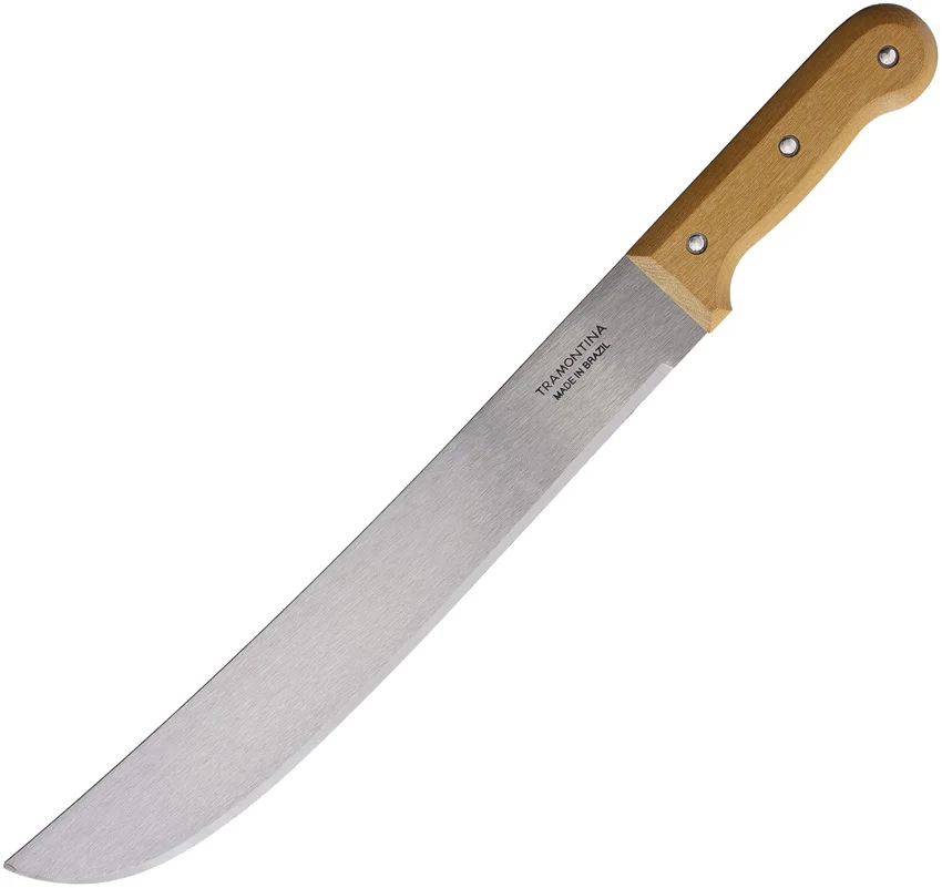Tramontina Machete Fixed Blade Knife Wood (14" Satin)