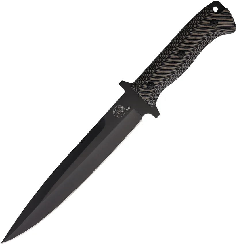 Tassie Tiger Knives P8 Pig Sticker Gray