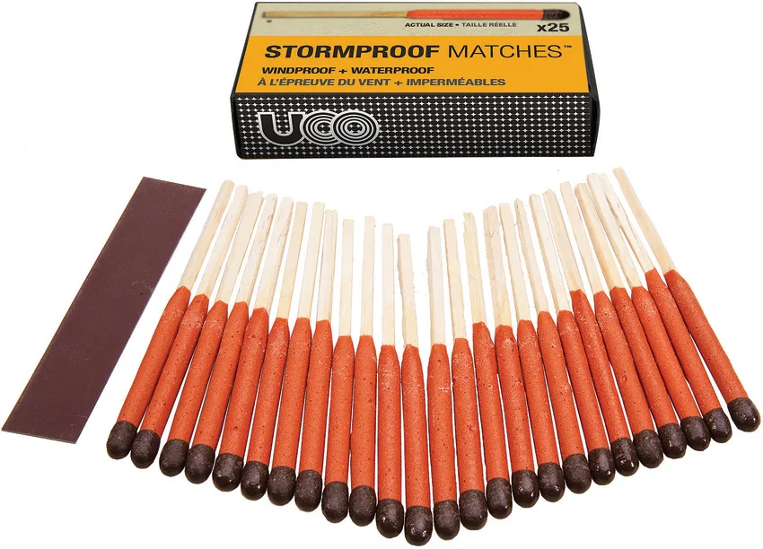 UCO Stormproof Matches (1 box of 25 matches)