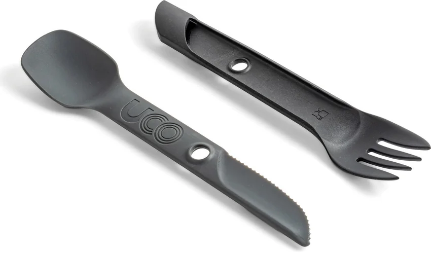 UCO Switch Spork Utensil Set - Black and Gray