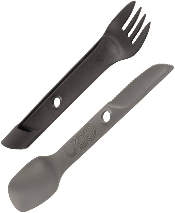 UCO Switch Spork Utensil Set – Black and Gray