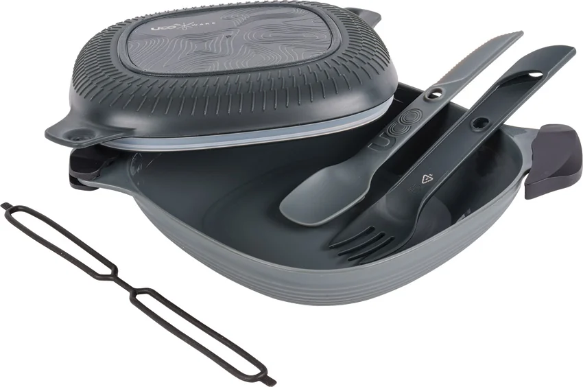 UCO ECO 5-Piece Mess Kit – Midnight (Black and Gray)