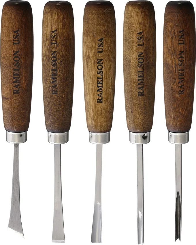 Uj Ramelson Basic Woodcarving Tool Set