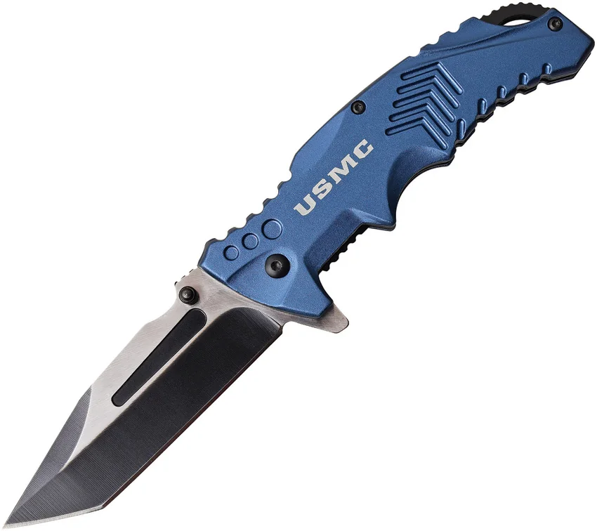 Usmc Linerlock A/O Blue
