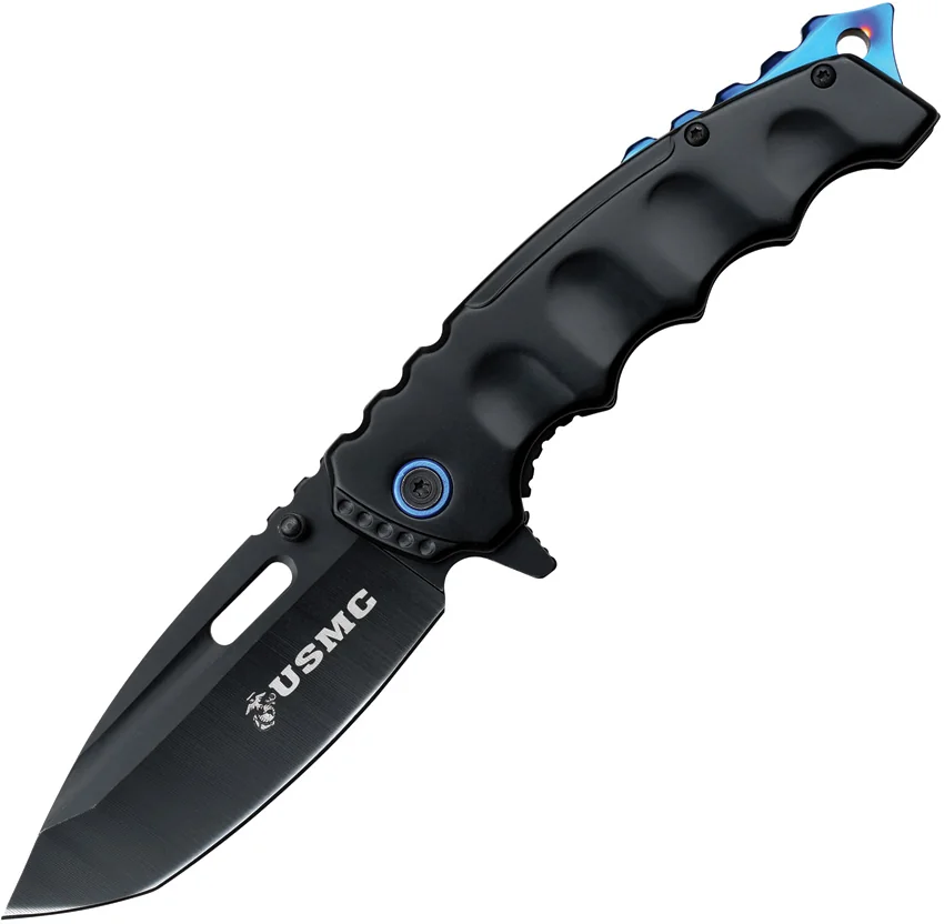 Usmc Framelock A/O Blue