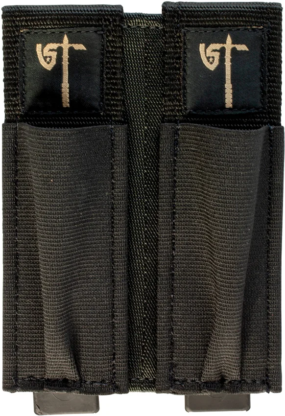 United States Tactical Double Pistol Mag Pouch Blk