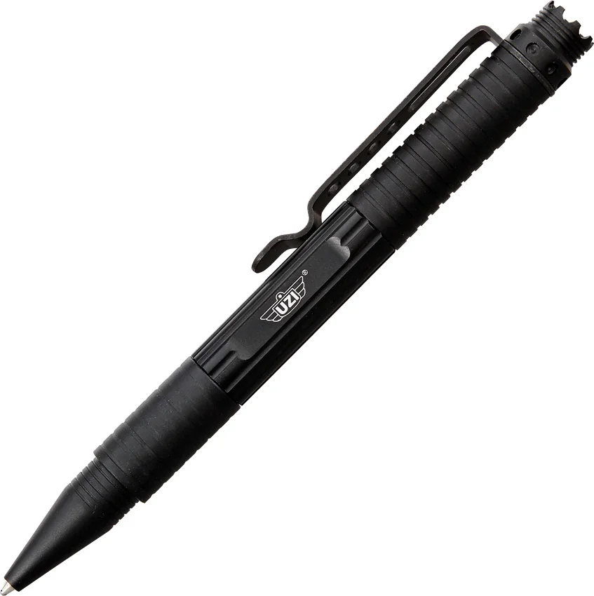 UZI Tactical Defender Pen 1 w/ Crown (Black) TACPEN-1