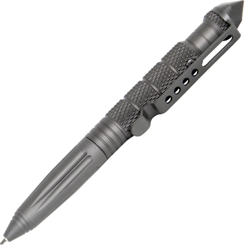 UZI Tactical Pen 2 w/ Spike (Gray) TACPEN-2