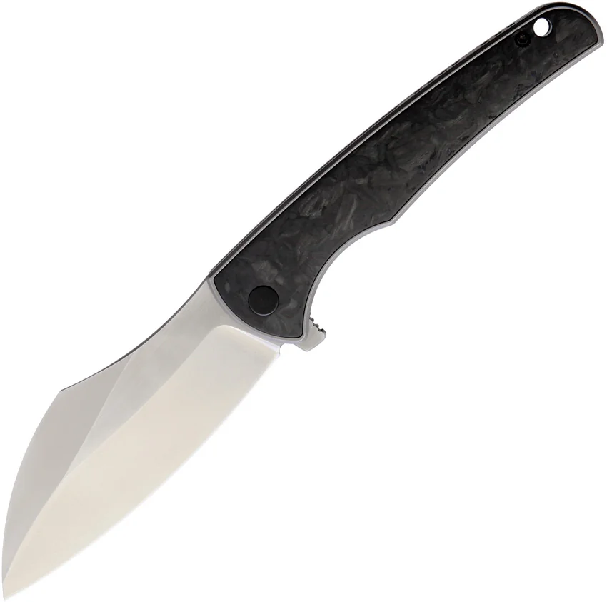VDK Knives Vice Frame Lock Knife Carbon Fiber/Ti (4" Satin)