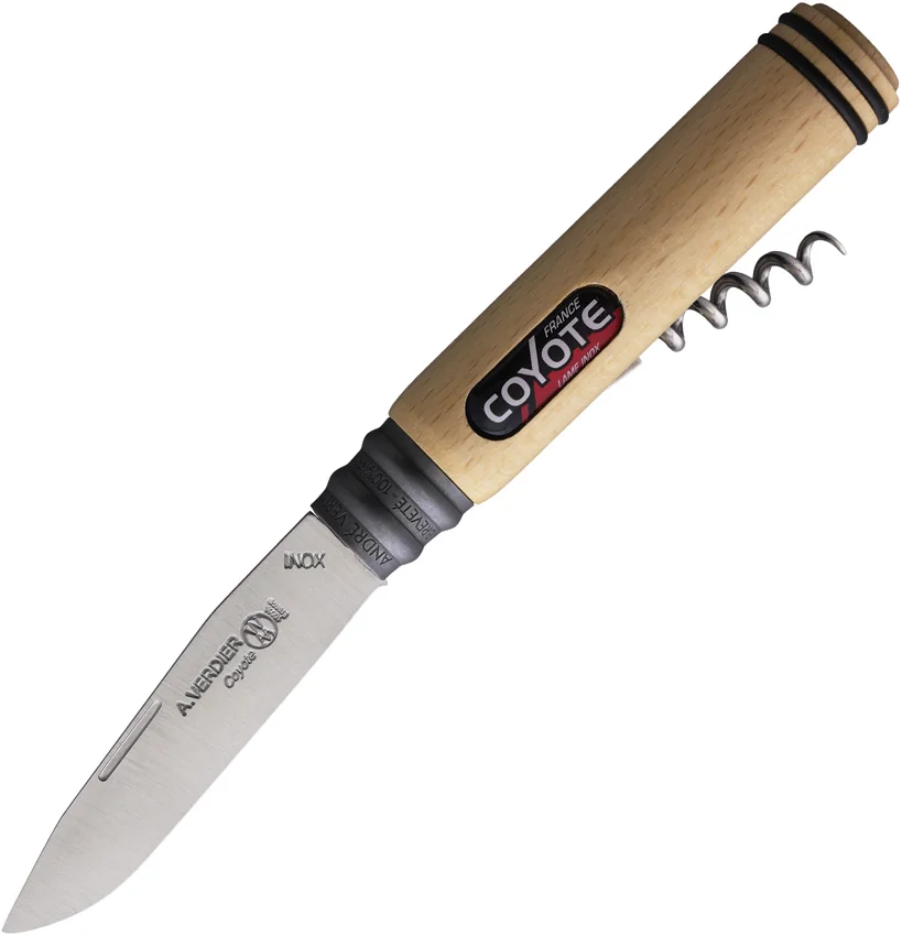 Andre Verdier Coyote Folder with Corkscrew