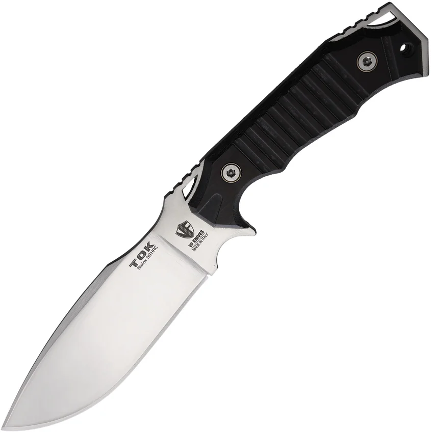 Vf Knives TOK Fixed Blade Black Micarta