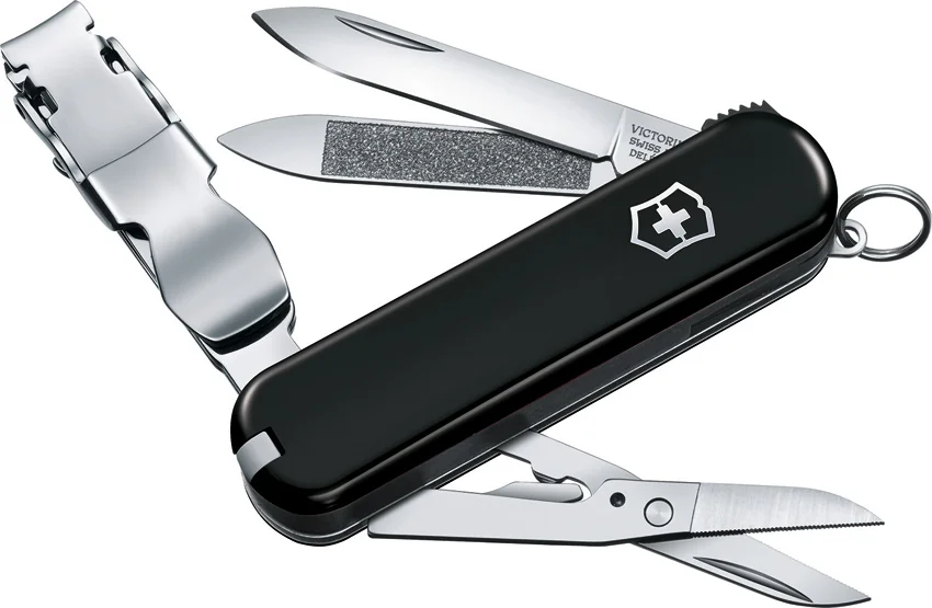 Victorinox Nail Clip 580 Swiss Army Knife Black 0.6463