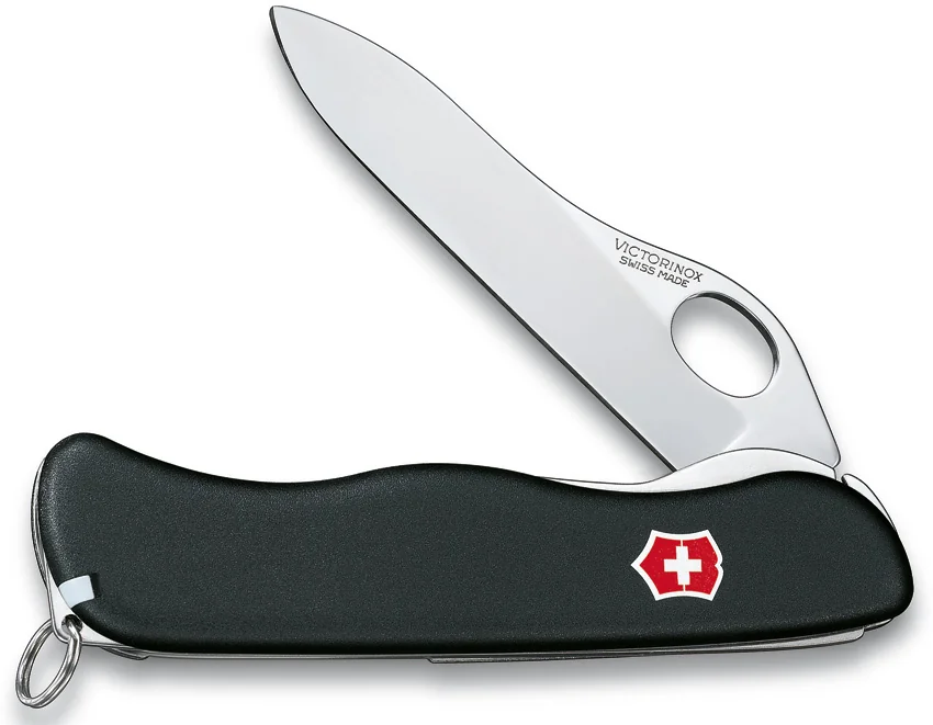 Victorinox Swiss Army Knife One Hand Sentinel Black  54885