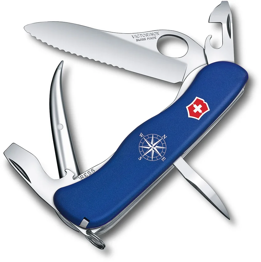 Victorinox Skipper Pro Folding Knife Multi-Tool Blue (3.38" Polish)