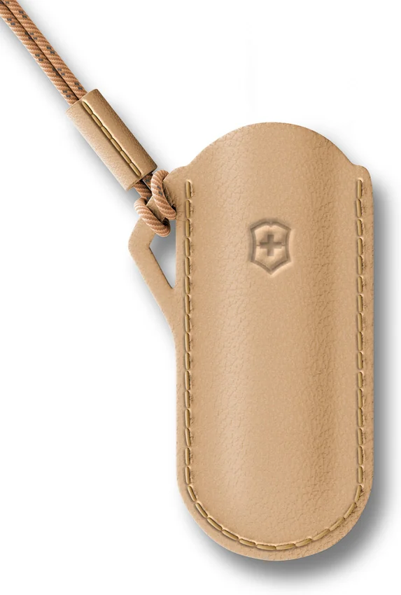 Victorinox Classic Leather Pouch Wet Sand