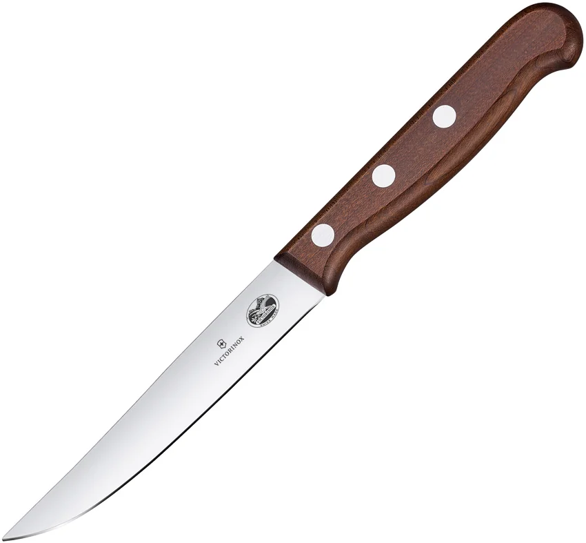 Victorinox Steak Knife Set 2pc Wood