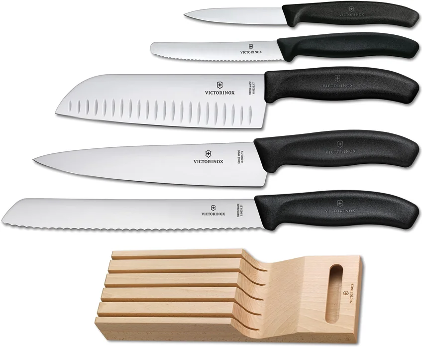 Victorinox In-Drawer Knife Set/Holder