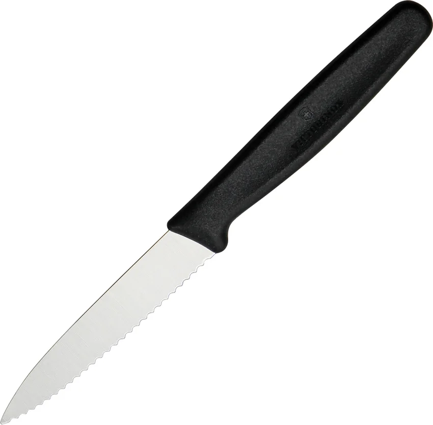 Victorinox Paring Knife Serrated Black