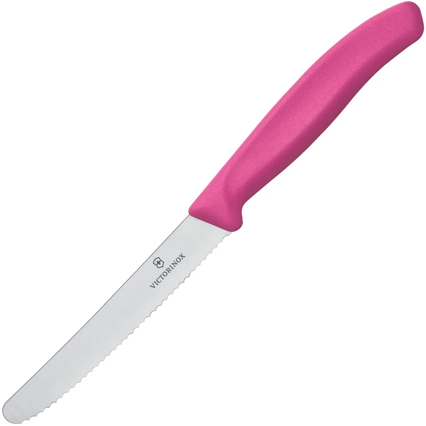 Victorinox Swiss Army Paring Knife Pink (4" Satin Full Serr)