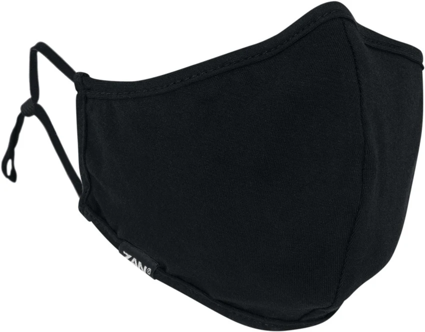 Zan Headgear Adjustable Face Mask Black